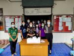 รับมอบเครื่องวัดอุณหภูมิจากเลขานุการนายกองค์การบริหารส่วนจัง